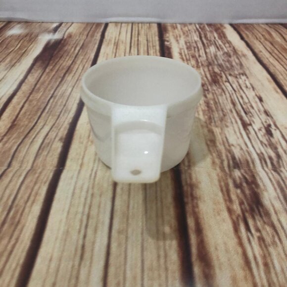 Vintage Tupperware Clear White Nesting Measuring Cup 3/4 CUP Replacement 762-1 - Picture 3 of 10